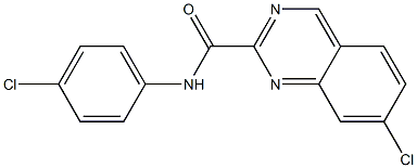 N-(4-Chlorophenyl)-7-chloroquinazoline-2-carboxamide 结构式