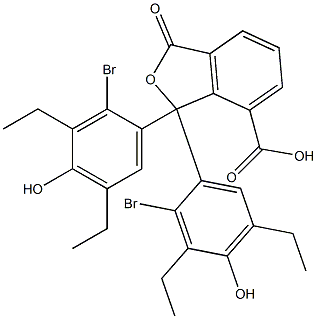 1,1-Bis(2-bromo-3,5-diethyl-4-hydroxyphenyl)-1,3-dihydro-3-oxoisobenzofuran-7-carboxylic acid