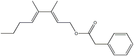 Phenylacetic acid 3,4-dimethyl-2,4-octadienyl ester|