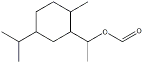 Formic acid 1-(p-menthan-2-yl)ethyl ester Struktur