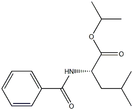 (S)-N-Benzoyl-2-isobutylglycine isopropyl ester Structure