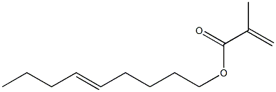 Methacrylic acid (5-nonenyl) ester Structure