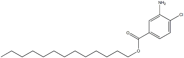 3-Amino-4-chlorobenzoic acid tridecyl ester Structure