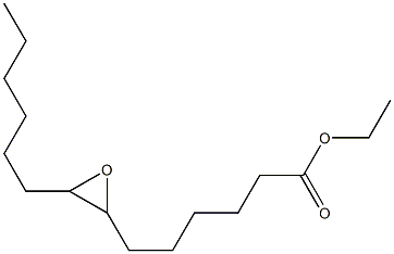 7,8-Epoxymyristic acid ethyl ester Structure