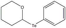 2-Phenyltellurotetrahydro-2H-pyran,,结构式