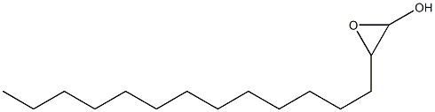 1,2-Epoxypentadecan-1-ol 结构式