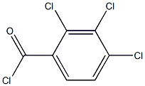 2,3,4-Trichlorobenzoic acid chloride Structure