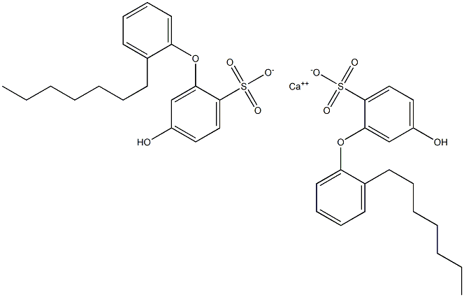 Bis(5-hydroxy-2'-heptyl[oxybisbenzene]-2-sulfonic acid)calcium salt|