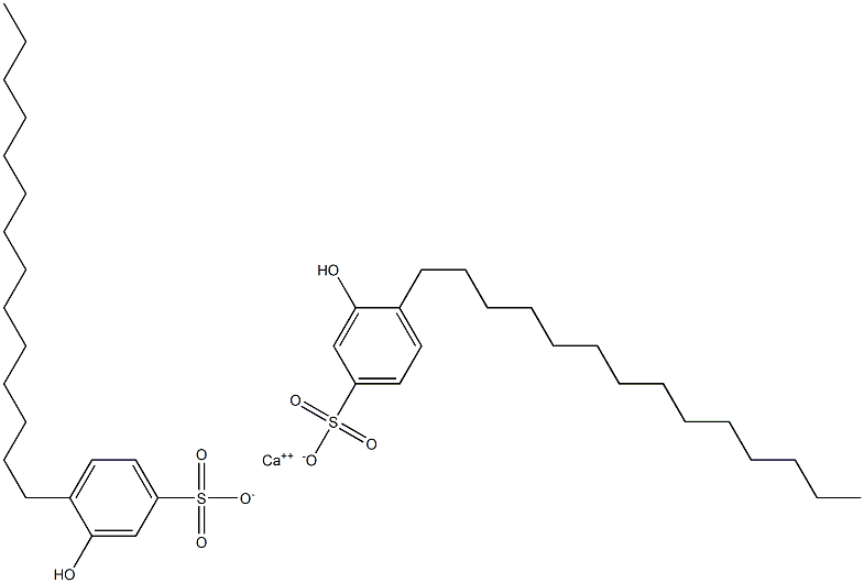 Bis(3-hydroxy-4-tetradecylbenzenesulfonic acid)calcium salt