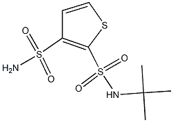 N-tert-Butyl-3-sulfamoylthiophene-2-sulfonamide Structure