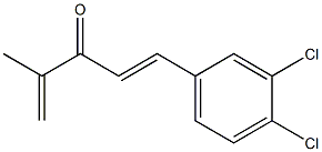 1-(3,4-Dichlorophenyl)-4-methyl-1,4-pentadien-3-one Structure