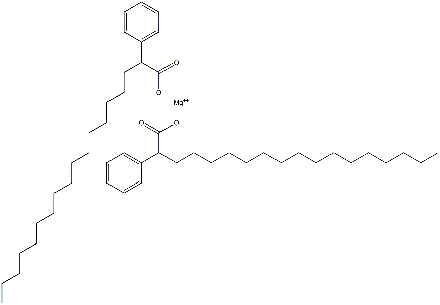 Bis(2-phenylstearic acid)magnesium salt 结构式