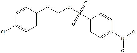 4-Nitrobenzenesulfonic acid 4-chlorophenethyl ester,,结构式
