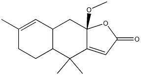 (9aS)-2,4,4a,5,6,8a,9,9a-Octahydro-4,4,7-trimethyl-9a-methoxynaphtho[2,3-b]furan-2-one