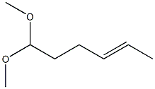 4-ヘキセナールジメチルアセタール 化学構造式