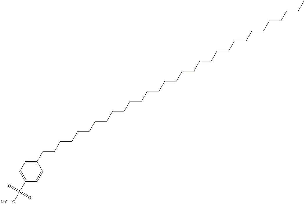 4-(Hentriacontan-1-yl)benzenesulfonic acid sodium salt Structure