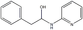 2-[[1-ヒドロキシ-2-(フェニル)エチル]アミノ]ピリジン 化学構造式