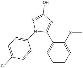 1-(4-Chlorophenyl)-5-(2-methylthiophenyl)-1H-1,2,4-triazol-3-ol