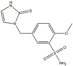 5-[[(2,3-Dihydro-2-thioxo-1H-imidazol)-1-yl]methyl]-2-methoxybenzenesulfonamide