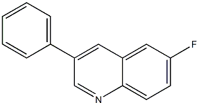 3-Phenyl-6-fluoroquinoline Structure