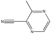 3-Methyl-2-pyrazinecarbonitrile Struktur