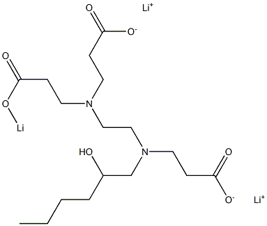 4-(2-Hydroxyhexyl)-7-(2-lithiooxycarbonylethyl)-4,7-diazadecanedioic acid dilithium salt