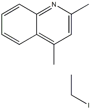 2,4-Dimethylquinoline ethyliodide,,结构式