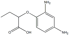 2-(2,4-Diaminophenoxy)butyric acid Structure