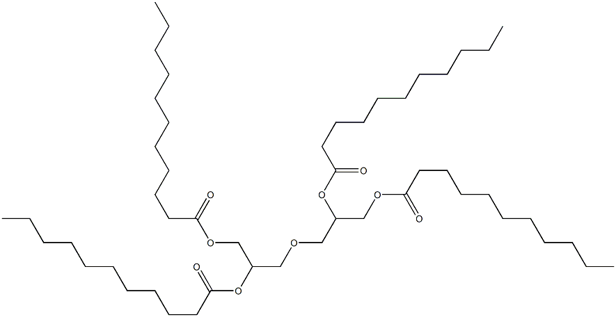 3,3'-Oxybis(1,2-propanediol diundecanoate) 结构式