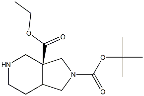 (3AS,6AS)-2-Tert-butyl 3A-ethyl hexahydropyrrolo[3,4-C]pyridine-2,3A(1H)-dicarboxylate