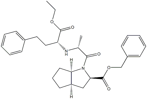 (2R,3AR,6AR)-1-[(R)-2-((R)-1-ETHOXYCARBONYL-3-PHENYL-PROPYLAMINO)-PROPIONYL]-OCTAHYDRO-CYCLOPENTA[B]PYRROLE-2-CARBOXYLIC ACID BENZYL ESTER|