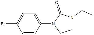 1-(4-bromophenyl)-3-ethylimidazolidin-2-one Struktur