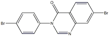  7-bromo-3-(4-bromophenyl)quinazolin-4(3H)-one