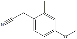 2-methyl-4-methoxyphenylacetonitrile Struktur