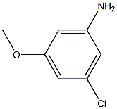 3-氨基-5-氯苯甲醚 结构式