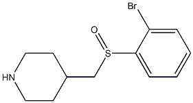 4-(2-Bromo-benzenesulfinylmethyl)-piperidine