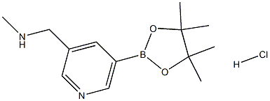  N-methyl-1-(5-(4,4,5,5-tetramethyl-1,3,2-
dioxaborolan-2-yl)pyridin-3-yl)methanamine
HCl