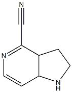 2,3,3a,7a-tetrahydro-1H-pyrrolo[3,2-c]pyridine-4-carbonitrile Structure