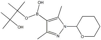 3,5-DiMethyl-1-(2-tetrahydropyranyl)-1H-pyrazole-4-boronic acid pinacol ester, 95% Structure