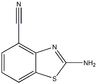 2-氨基-4-氰基苯并噻唑,,结构式