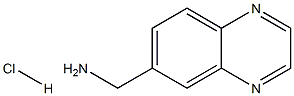 (Quinoxalin-6-yl)methanamine hydrochloride 结构式