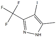 4-Iodo-5-methyl-3-(trifluoromethyl)-1H-pyrazole Structure