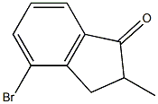 4-Bromo-2-methylindan-1-one 结构式