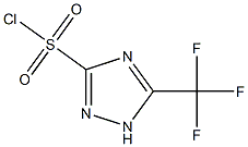 5-Trifluoromethyl-1H-[1,2,4]triazole-3-sulfonyl chloride Structure