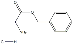L-glycine benzyl ester hydrochloride 化学構造式