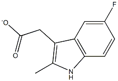 5-fluoro-2-methyl-3-indoleacetate