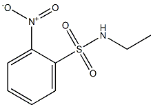 N-乙基-2-硝基苯磺酰胺,,结构式