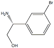 R-BETA-氨基-3-溴苯乙醇, , 结构式