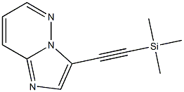 3-[2-(三甲基硅基)乙炔基]-咪唑并[1,2-B]哒嗪,,结构式