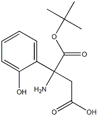 Boc-(RS)-3-Amino-3-(2-hydroxyphenyl)-propionic acid Struktur